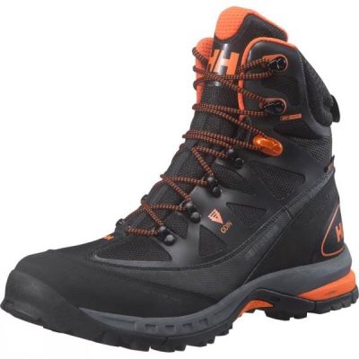 Botas Helly Hansen Odin Flow Hiker HT Hombre Negras / Naranjas - Chile IBJ758914